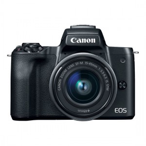 Canon EOS M50 Black with EF-M15-45mm